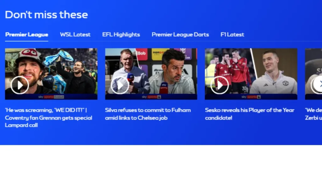 Sky Sports Do not miss this