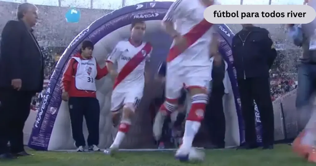 fútbol para todos river - Entry of Players